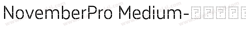 NovemberPro Medium字体转换